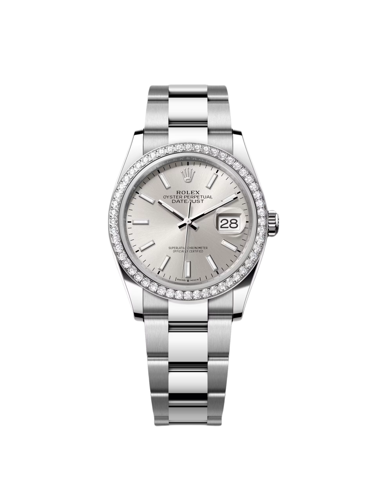 Rolex Datejust 36mm 126284 Silver Dial Watch