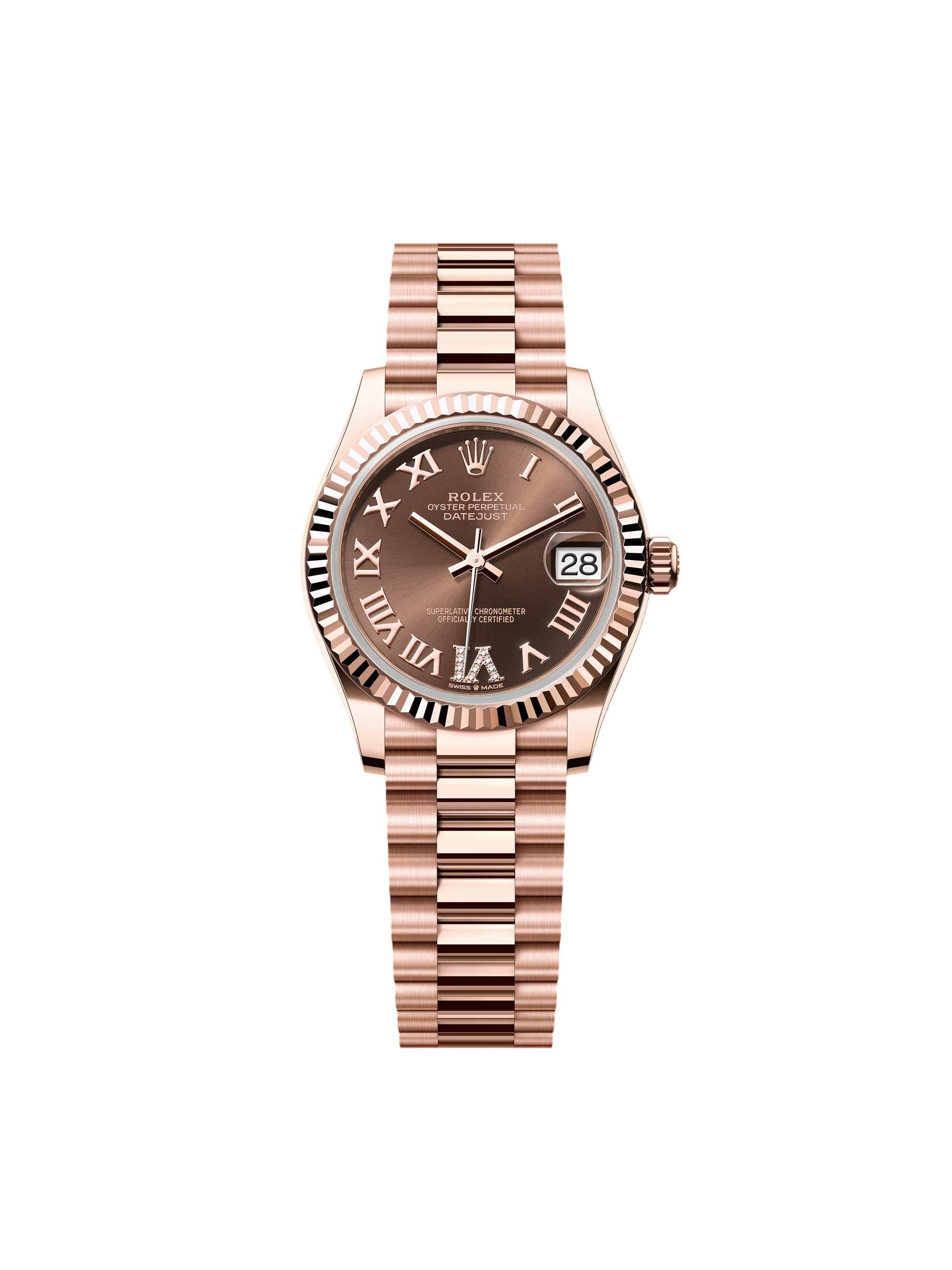 Rolex Datejust m278275-0025 Chocolate 31mm Dial