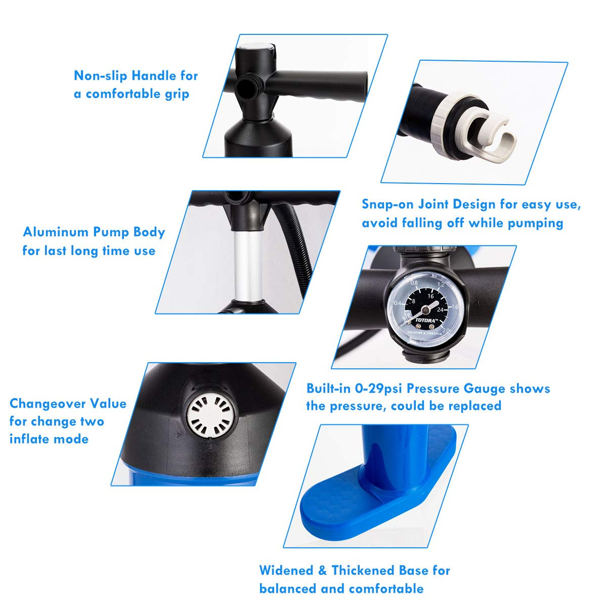 Goplus Double Action Hand Pump