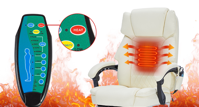 heated massage office chair