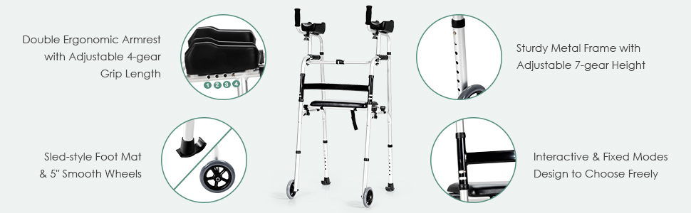Foldable Standard Walker