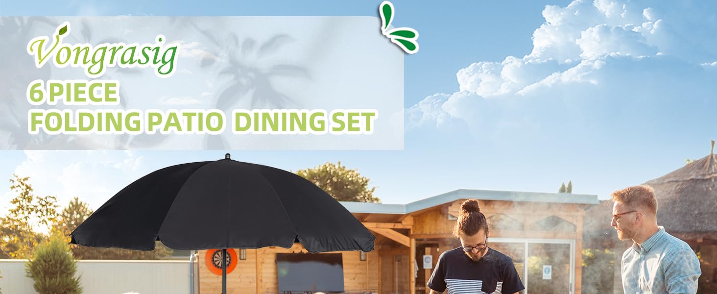 Folding Patio Dining Set