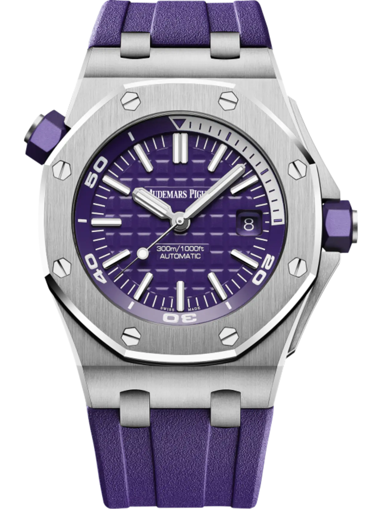 A&P OFFSHORE DIVER Purple Dial 42mm