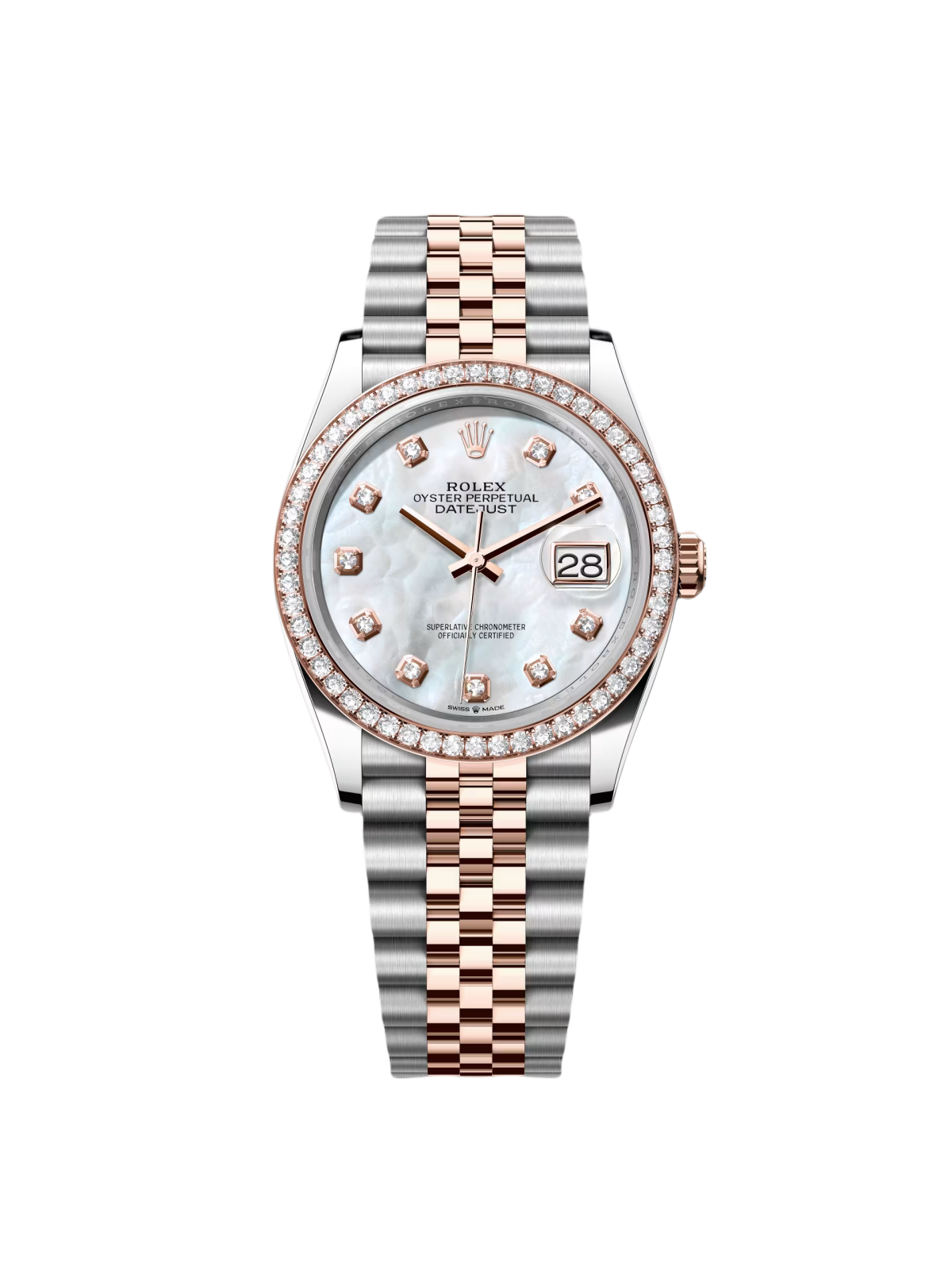 Rolex Datejust 36mm 126281 Mother-of-Pearl Dial Jubilee Bracelet