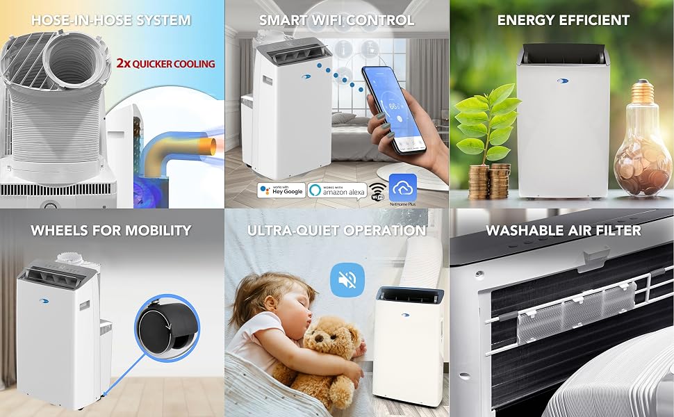 ARC-102CS portable air conditioner, portable ac, best portable ac, Quiet portable air conditioner