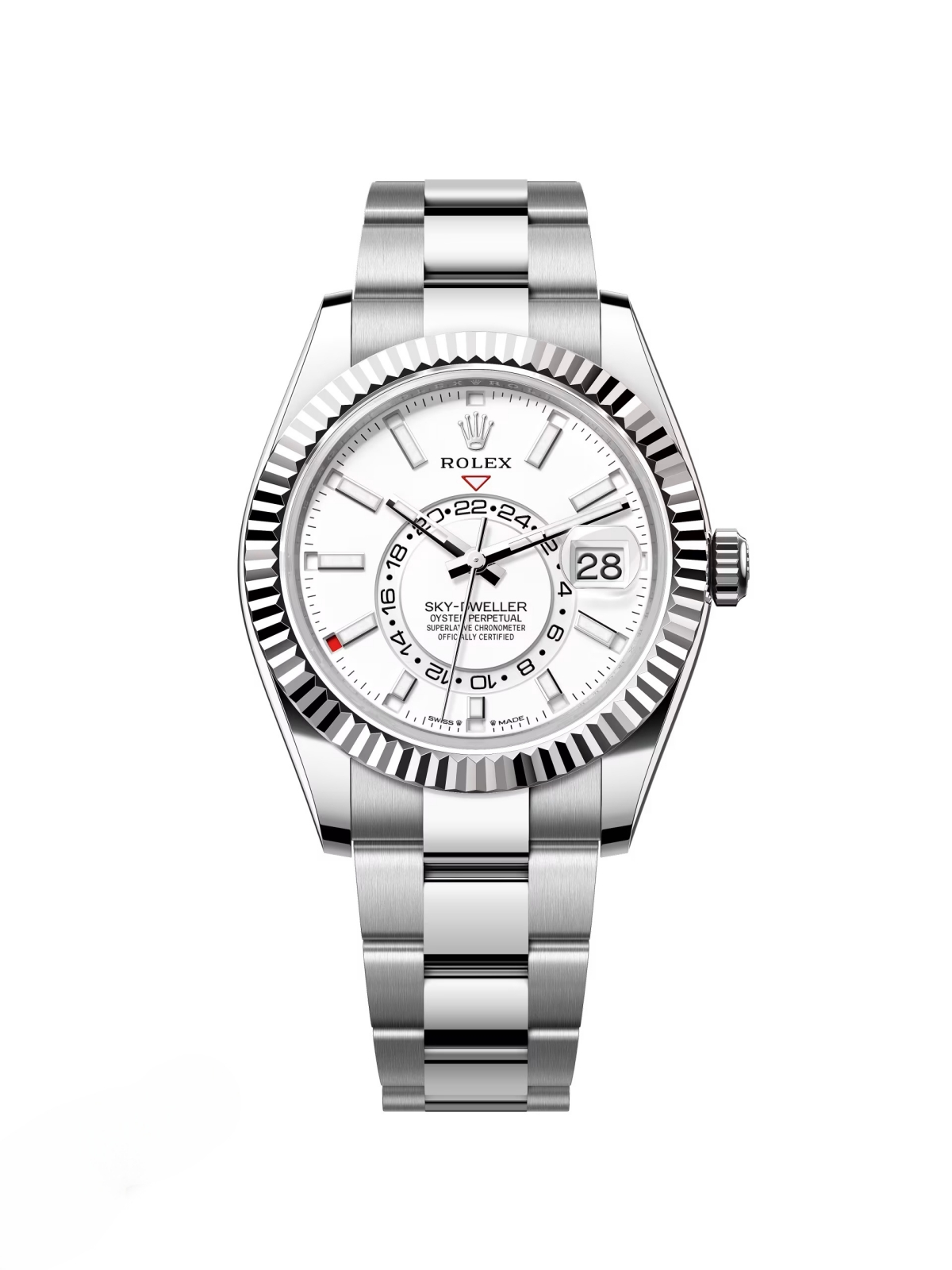 Rolex Sky-Dweller 42mm 336934-0003/0004 Stainless Steel White Dial Oyster