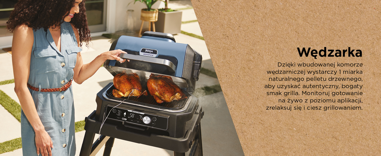 Ninja Woodfire Pro Connect XL Grill elektryczny OG901