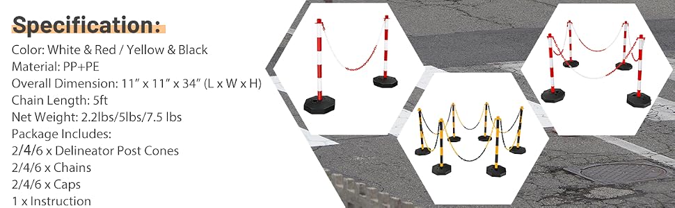 Delineator Post Cone with Base