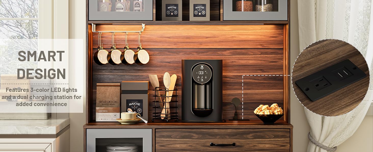 coffee bar cabinet