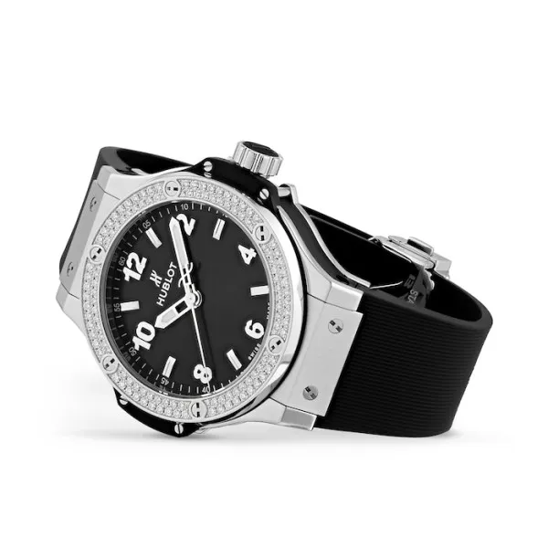 Hublot Big Bang Women Quartz Black Rubber Watch 361.SX.1270.RX.1104