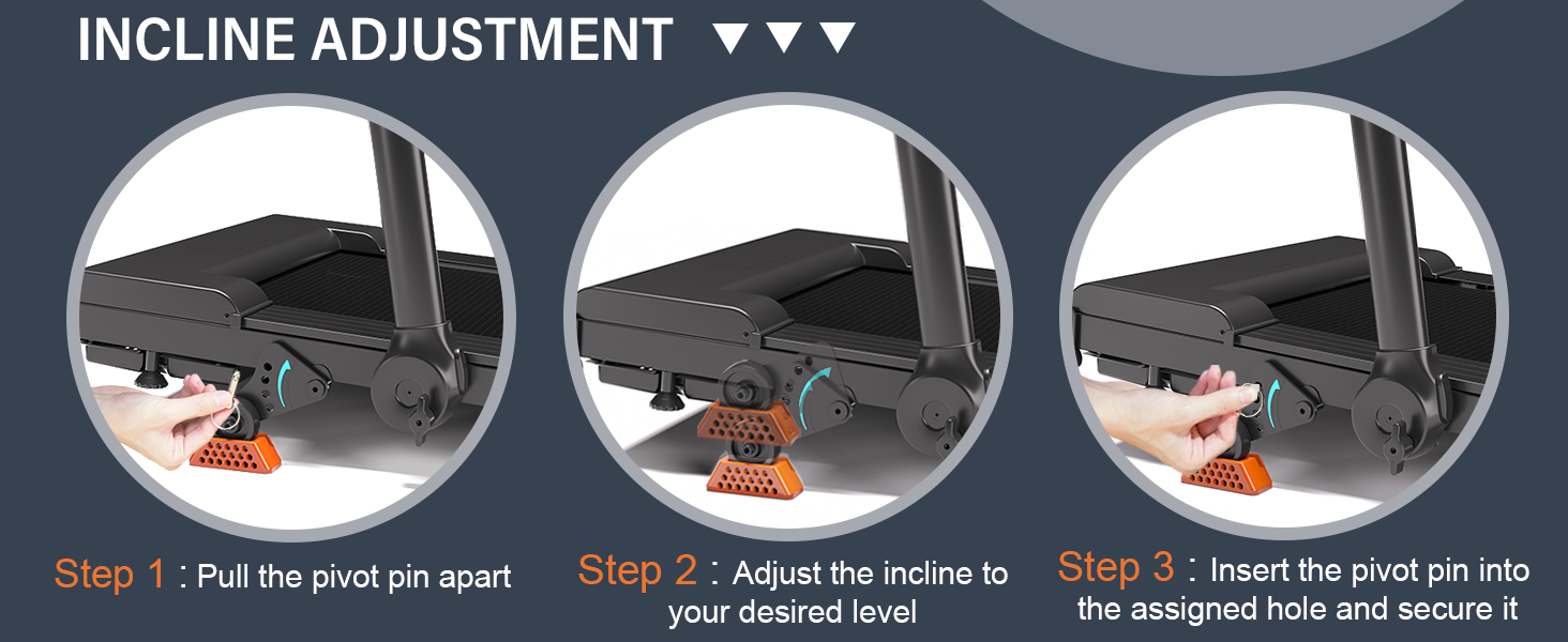 walking pad with incline
