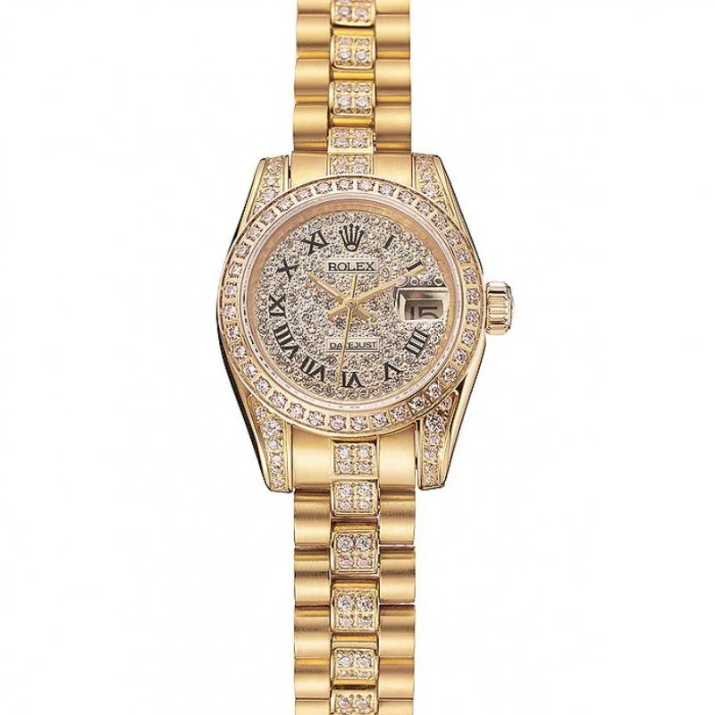 Superclone Rolex Datejust 21mm Gold Dial 1453955