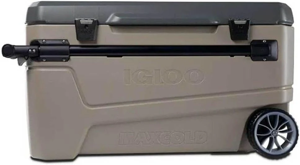 110QT Glide Cooler with Wheels and Telescoping Handle