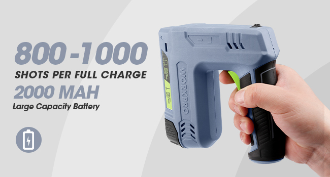 2-in-1 Electric Cordless 3.6V Power Staple and Nail Gun
