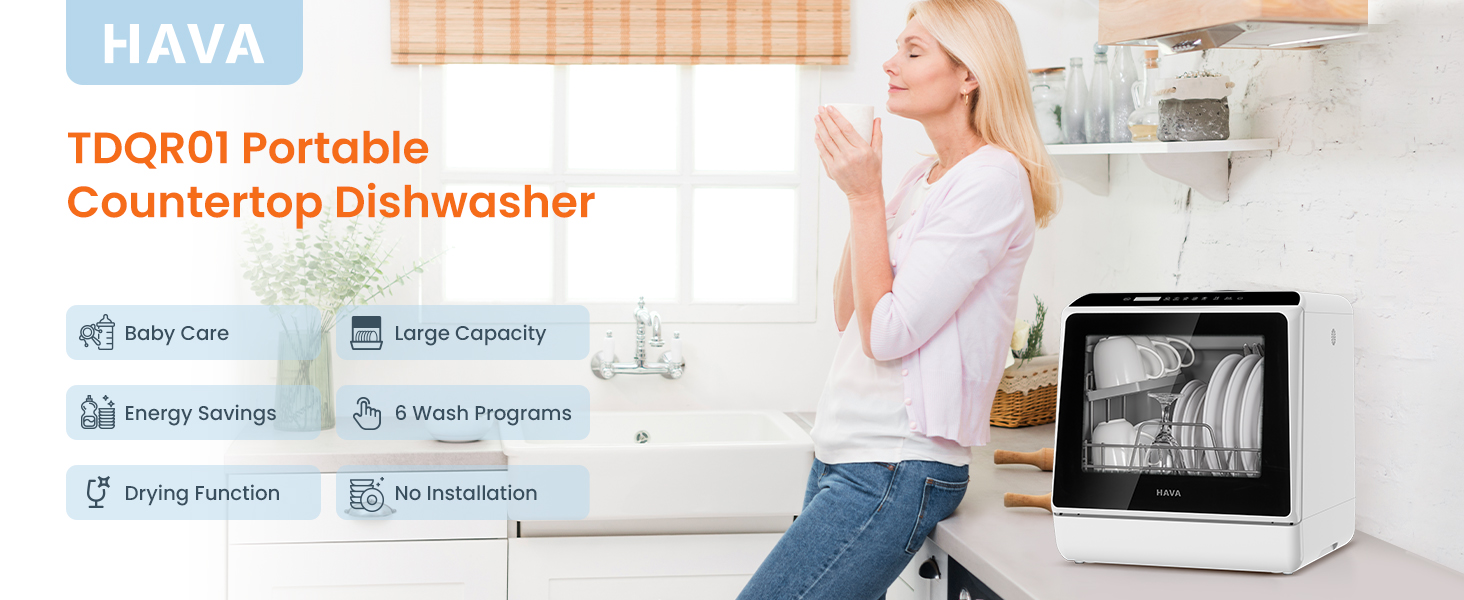 HAVA Countertop Dishwasher