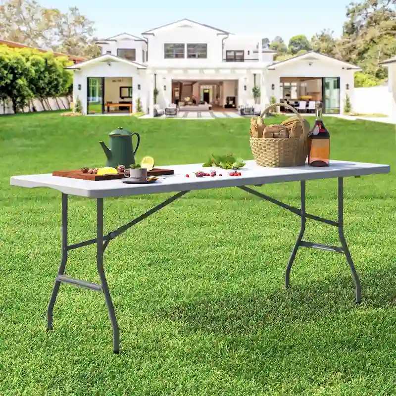 4 - Person 72 Long Folding Picnic Table
