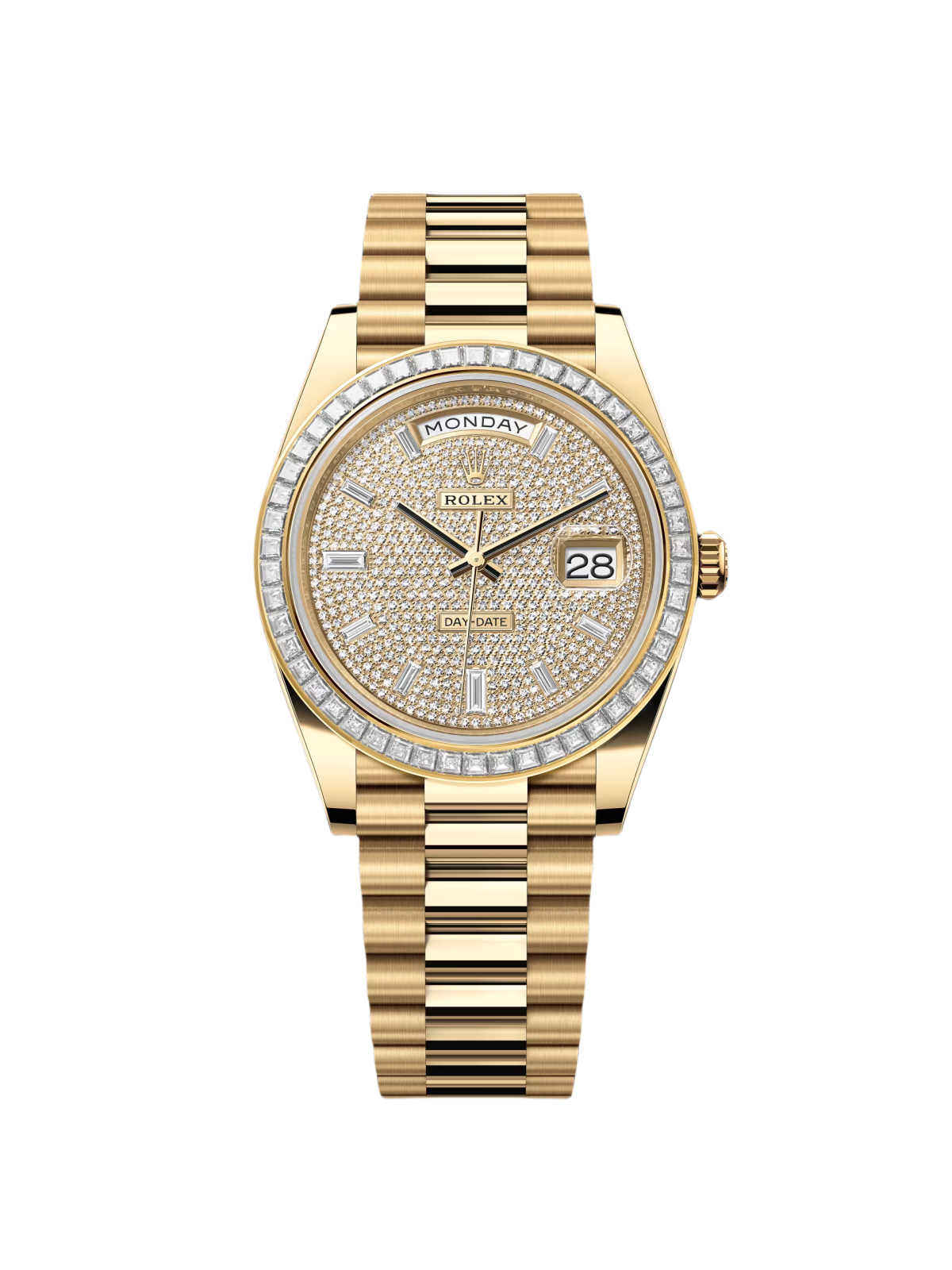 Rolex Day-Date 40mm 228398TBR-0036 Diamond Paved Dial President Watch