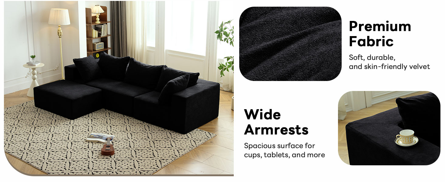 black sectionals for living room