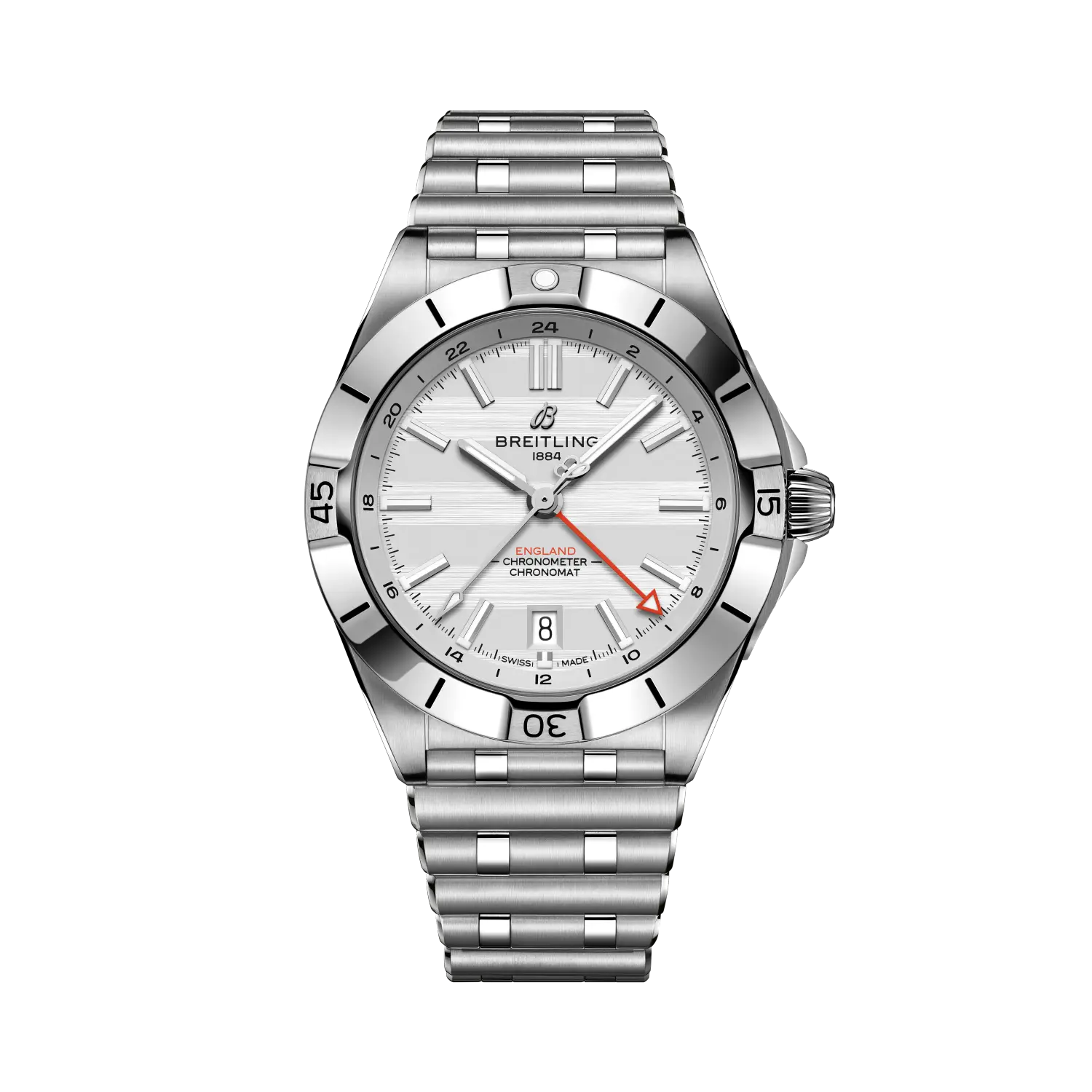 Breitling Chronomat Automatic GMT 40 Six Nations England A323985B1A1A1