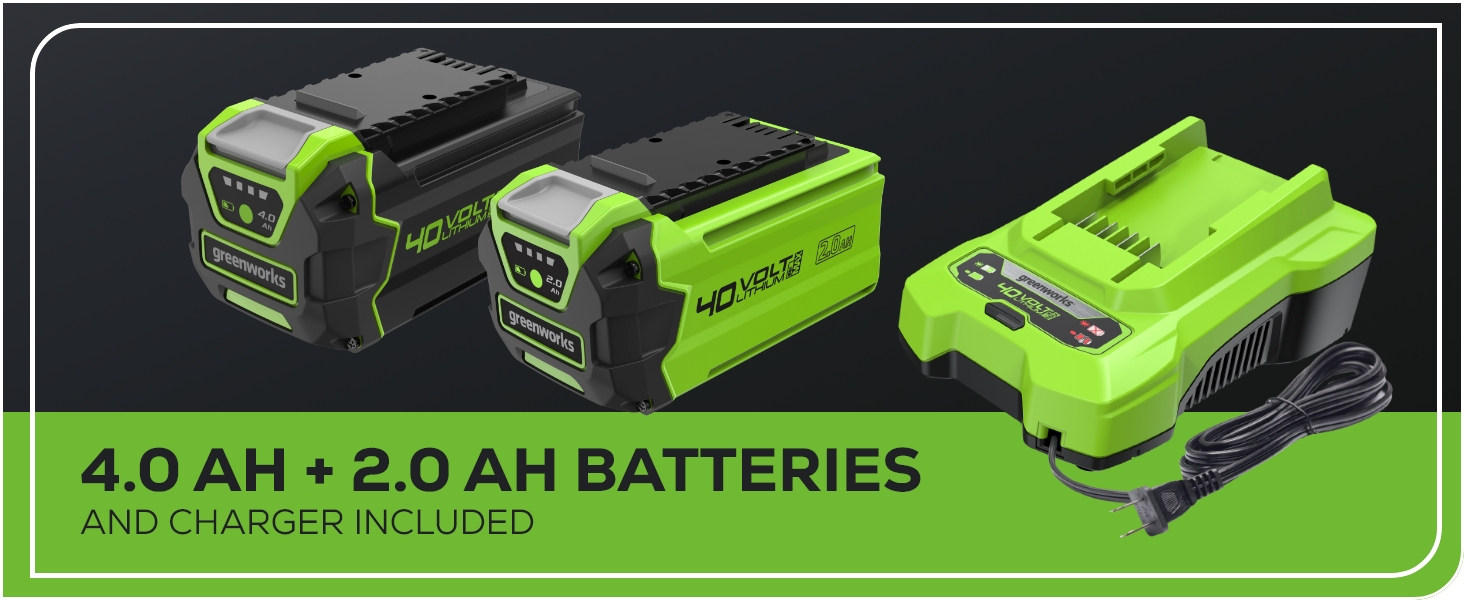 4.0AH+2.0AH BATTERIES