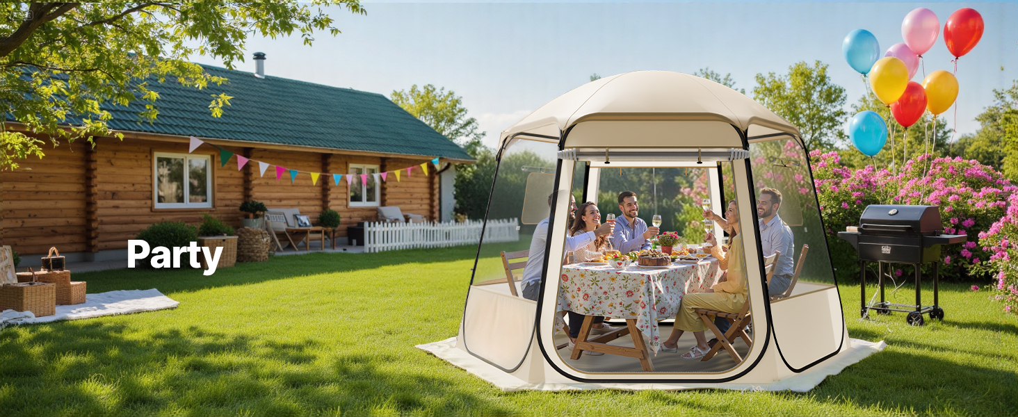 clear bubble tent