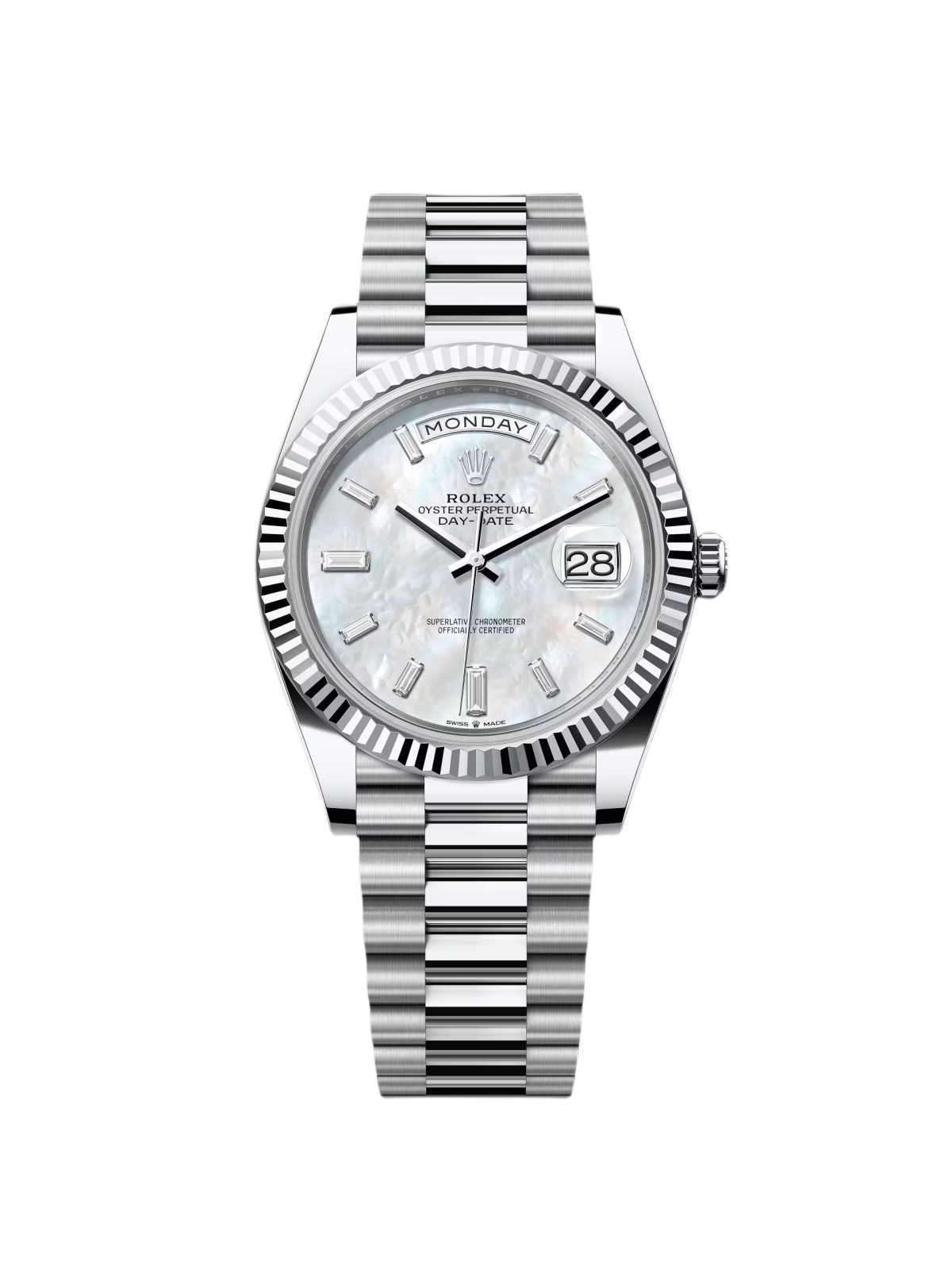 Rolex Day-Date 228236-0026 Mother Of Pearl Diamonds Dial