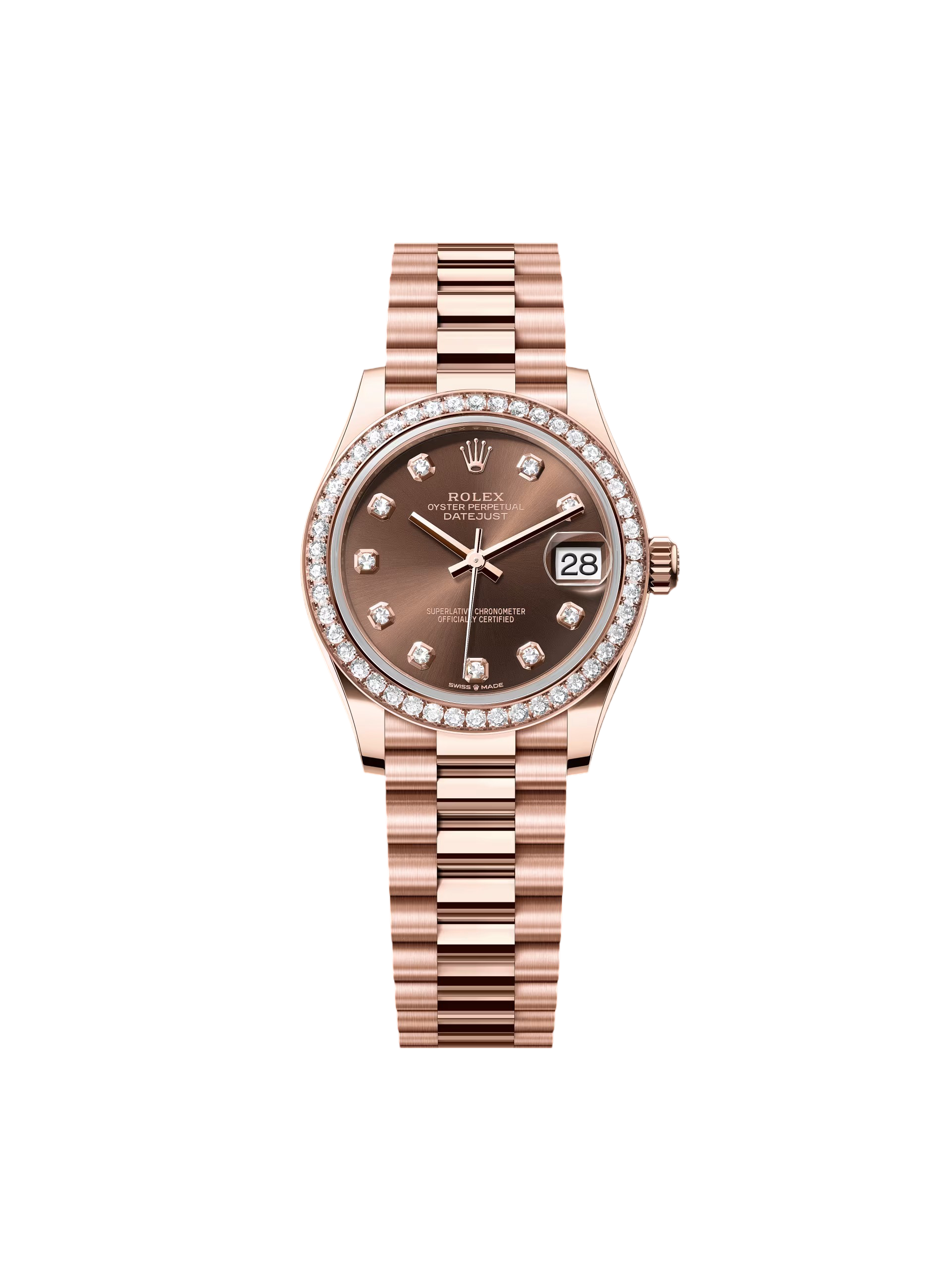 Rolex Datejust m278285RBR-0006 Chocolate Dial 31mm