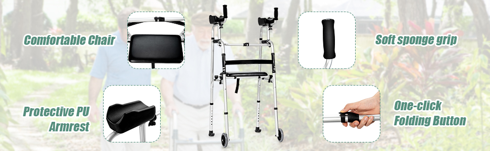 Foldable Standard Walker