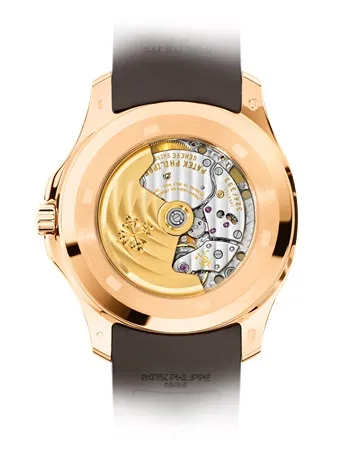 Patek Philippe Aquanaut Date Brown Strap Rose Gold 5167R-001