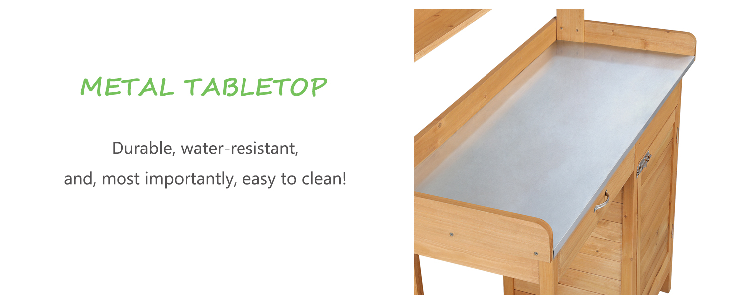 metal tabletop