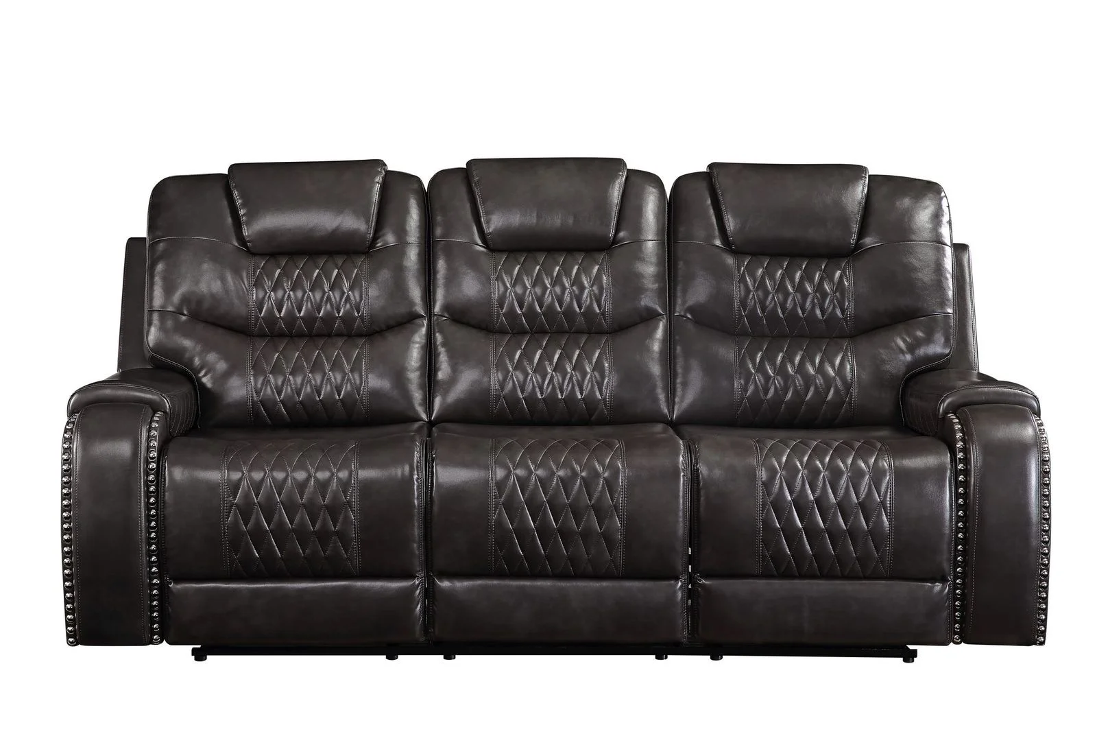 ACME Braylon Sofa (Motion), Magnetite PU 55410