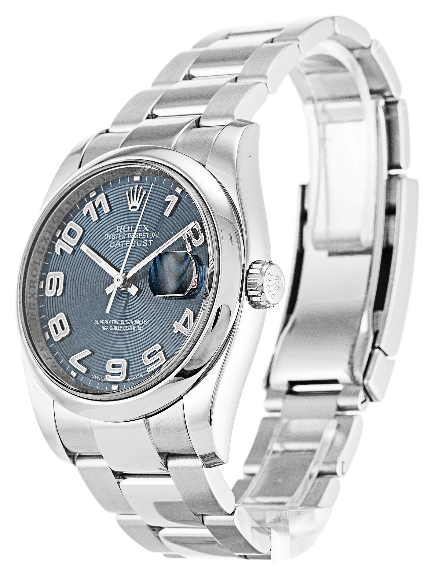 Rolex Datejust 36mm Blue Concentric Dial 116200