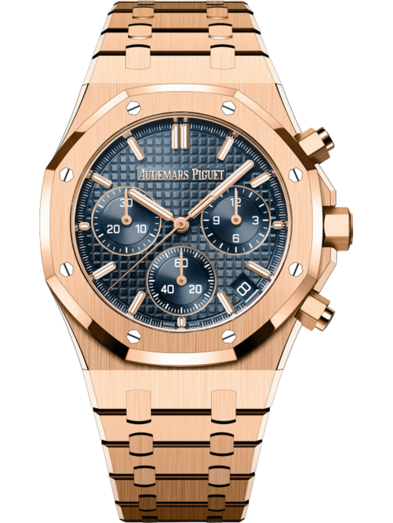 A&P ROYAL OAK Pink Gold “Bleu nuit nuage 50” Dial CHRONOGRAPH 41mm