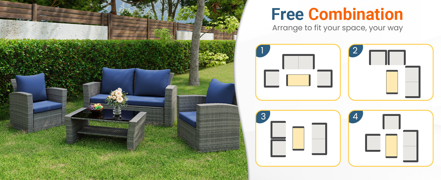 outdoor sofa set patio furniture