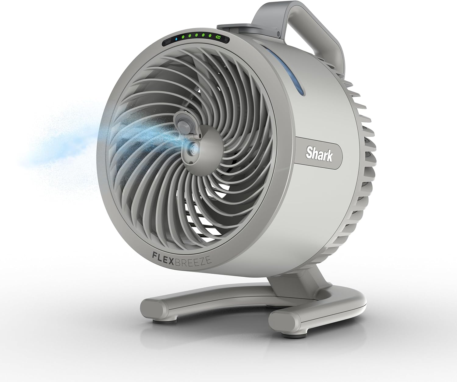 All-New Shark FlexBreeze HydroGo Pro Fan - Powerful, portable fan, indoor & outdoor, dry-touch evaporative mist. Corded & cordless, 5 speeds, extended battery runtime, Sky, FA056BL (2026 Release)