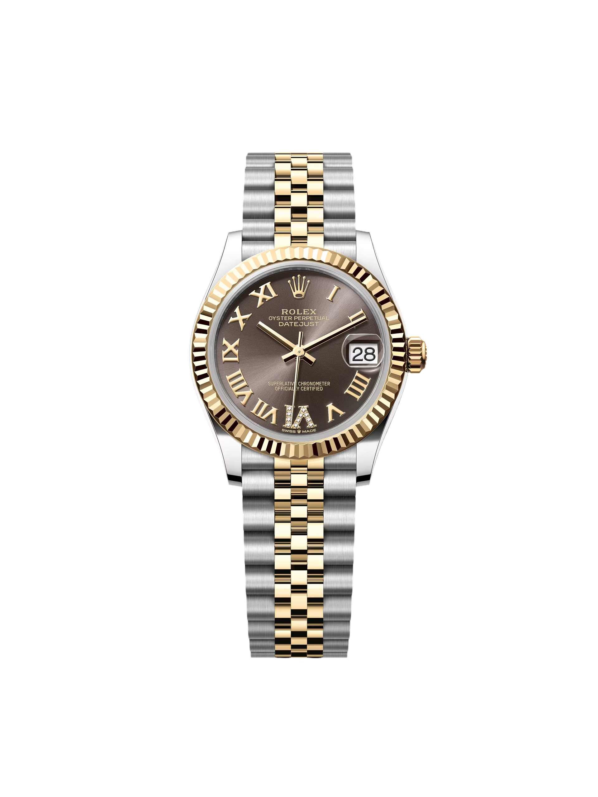 Rolex Datejust m278273-0017/0018 31mm Dark Grey Dial Stainless Steel and Yellow Gold Oyster Watch