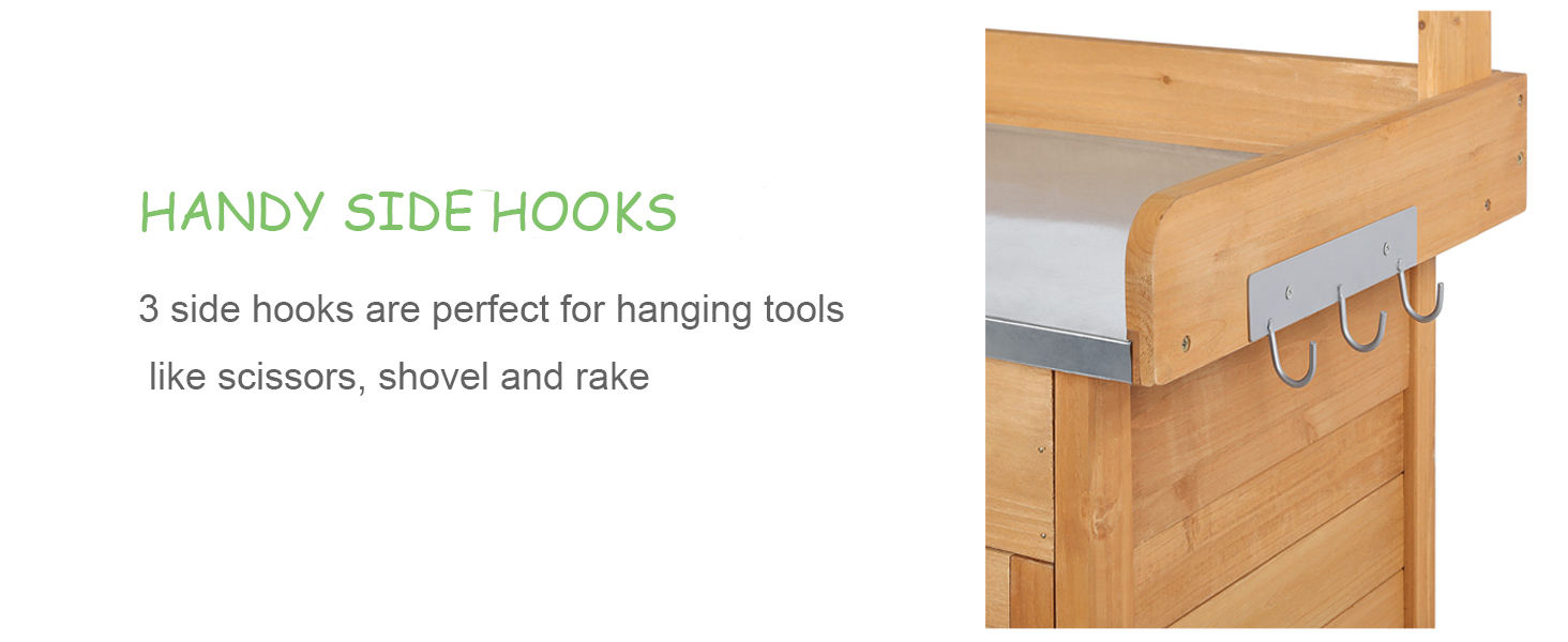Handy side hooks