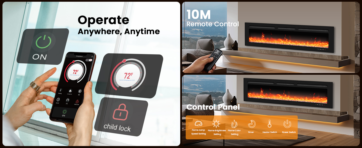 electric fireplace
