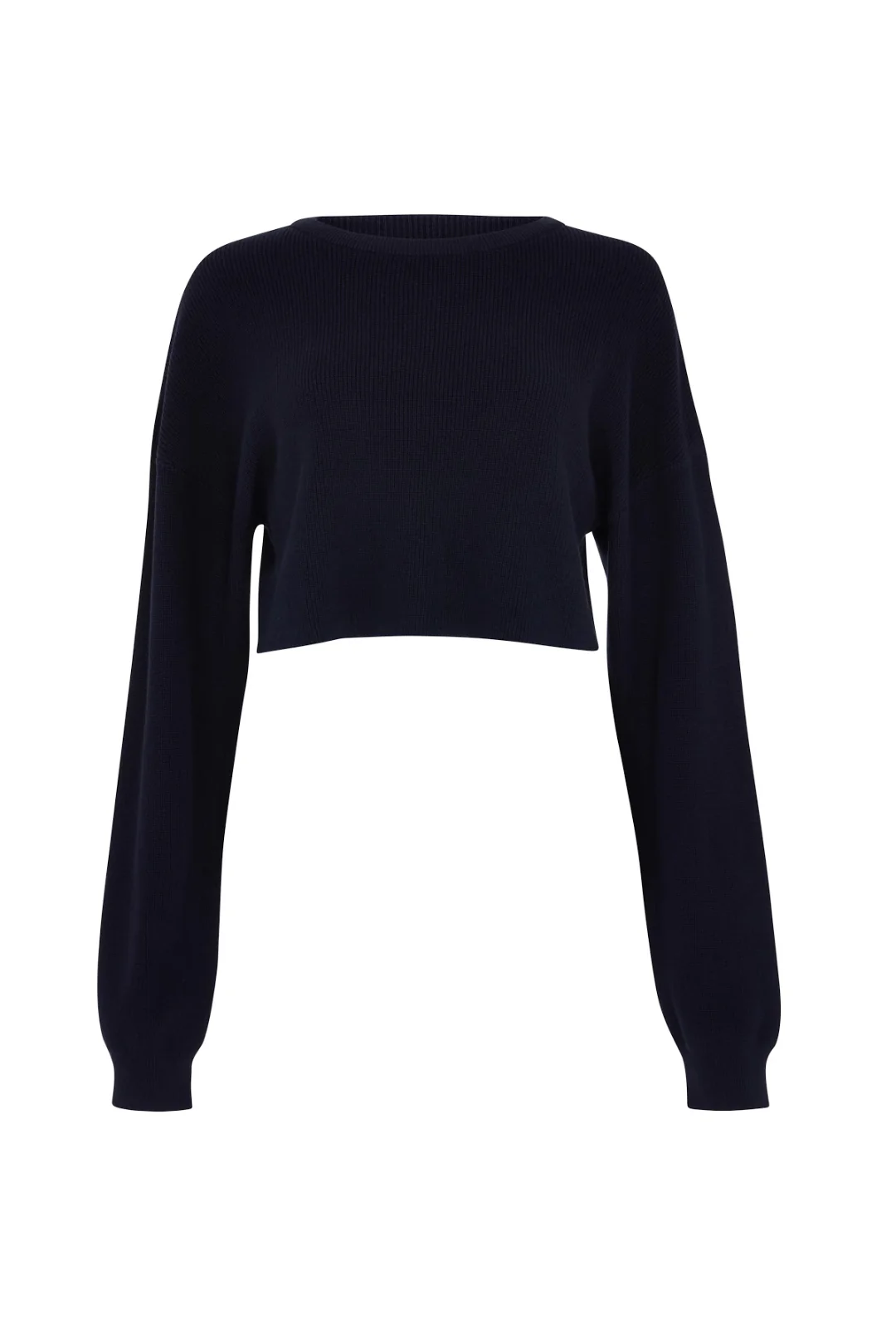 Nina - Navy blue crop jumper
