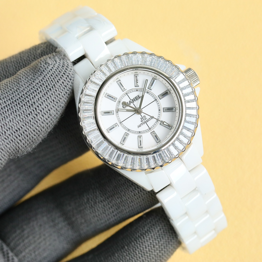 New Super Ceramic - Chanel J12 33mm watch! Goddess Welfare - White - Imitation-watches