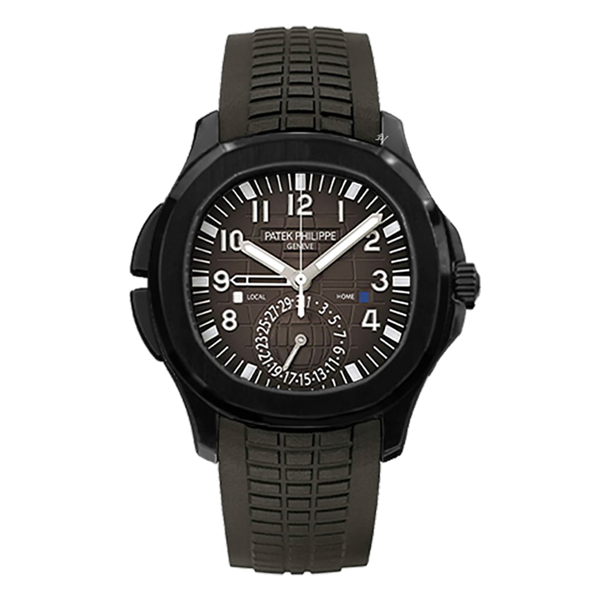 Fake Patek Philippe Replica Watch Aquanaut Limited Edition Black DLC-PVD - Imitation-watches