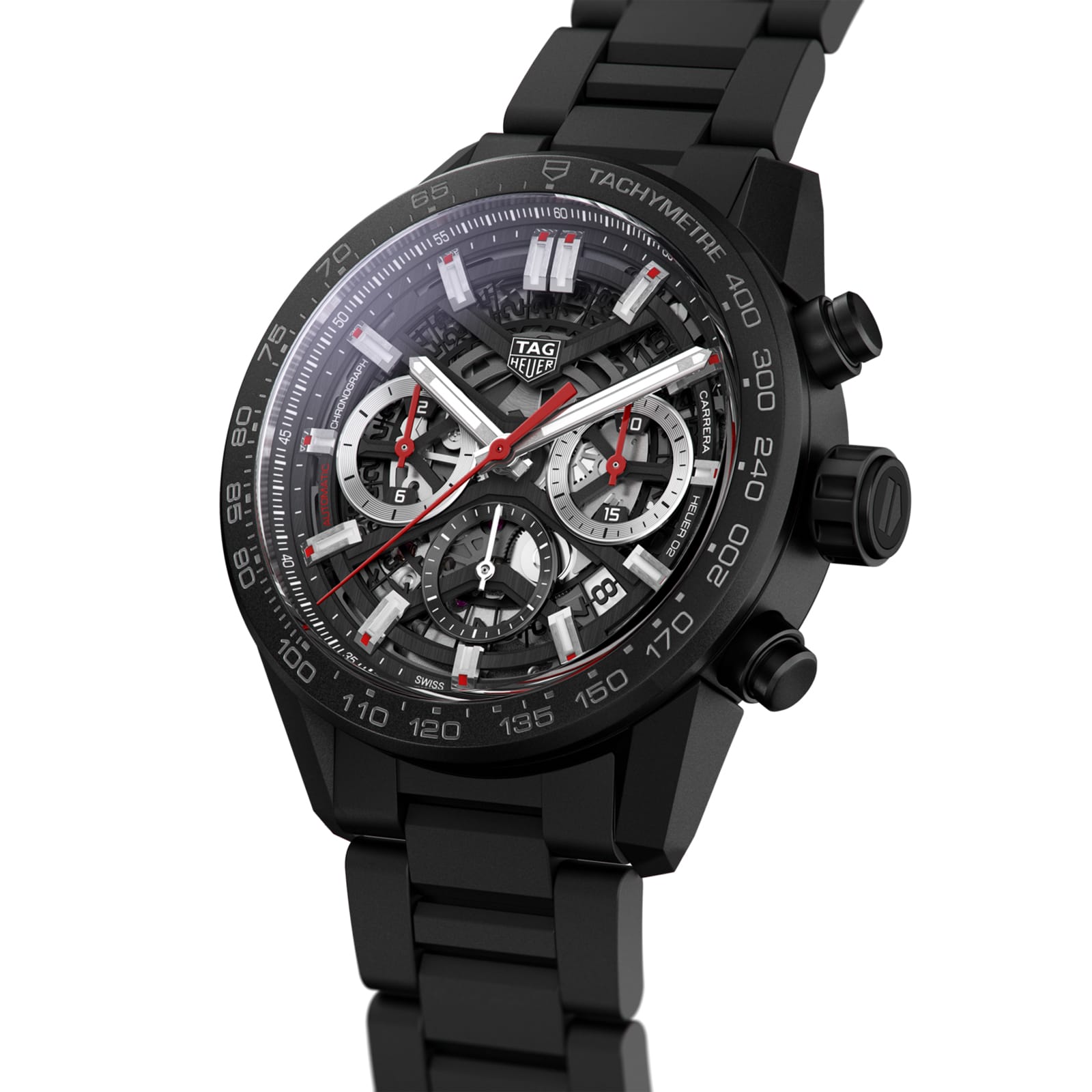 TAG Heuer Replica Watch Carrera Chronograph Automatic 43 mm Steel & Ceramic - Imitation-watches