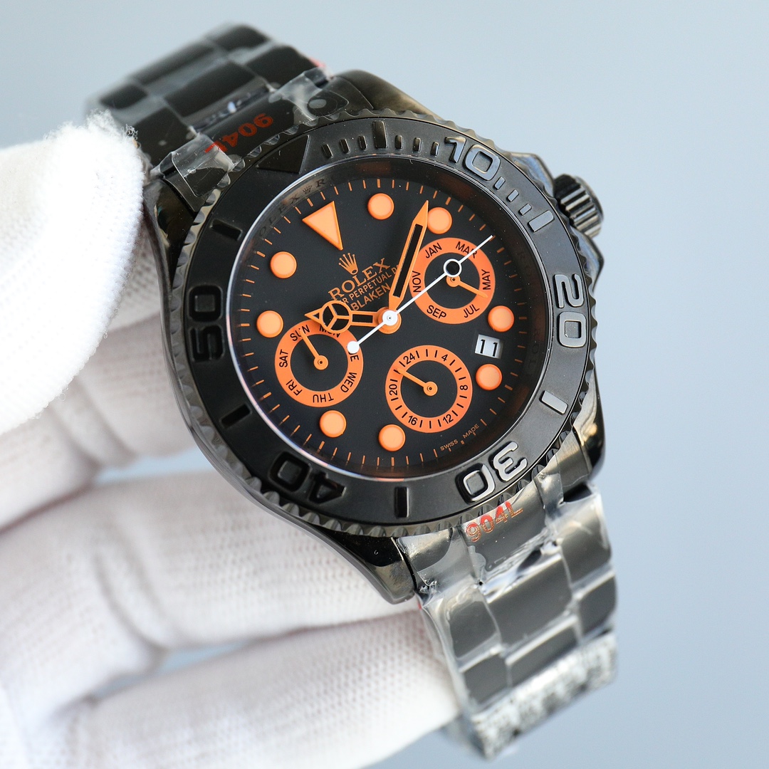 Rolex All Black Yacht Series - Versatile Limited Edition - Maximum Configuration - 40MM - Orange - Imitation-watches