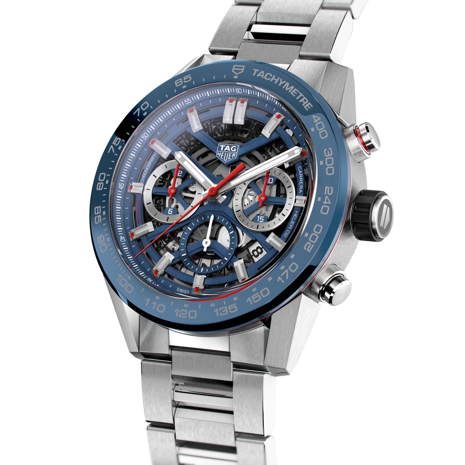 TAG Heuer Replica Watch Carrera Chronograph Automatic 45 mm Steel & Ceramic - Imitation-watches