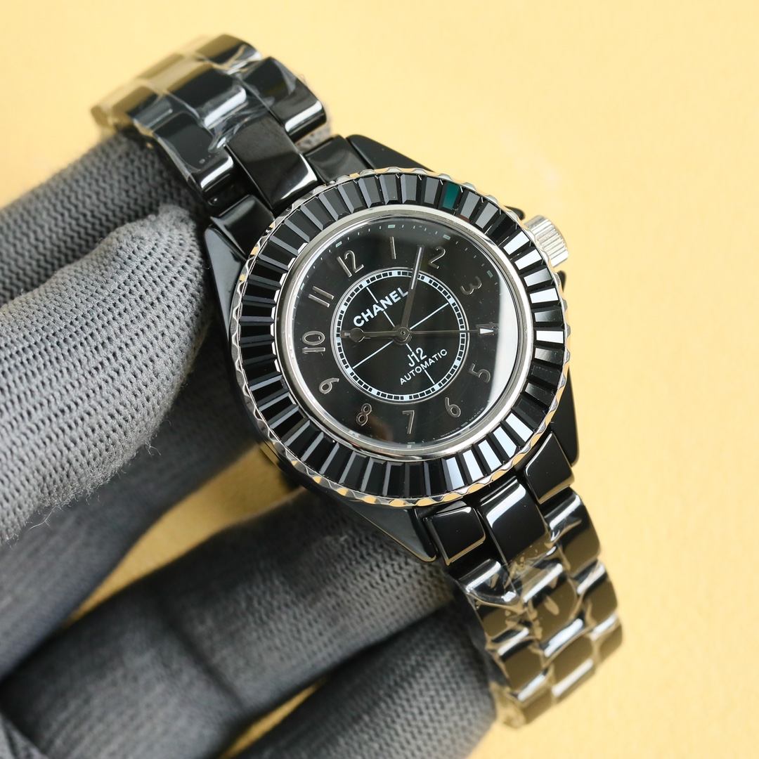 New Super Ceramic - Chanel J12 33mm watch! Goddess Benefits - Black - Imitation-watches