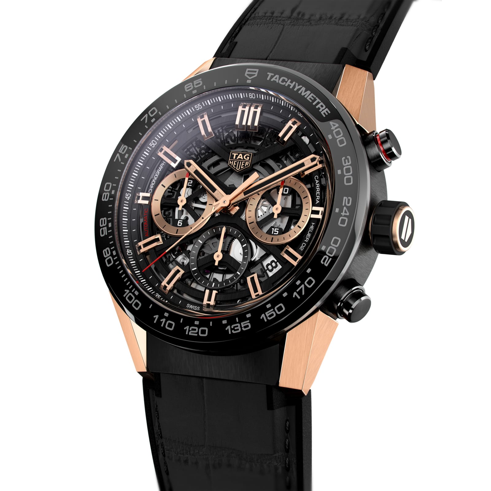 TAG Heuer Replica Watch Carrera Chronograph Automatic 45 mm Steel and Gold - Imitation-watches