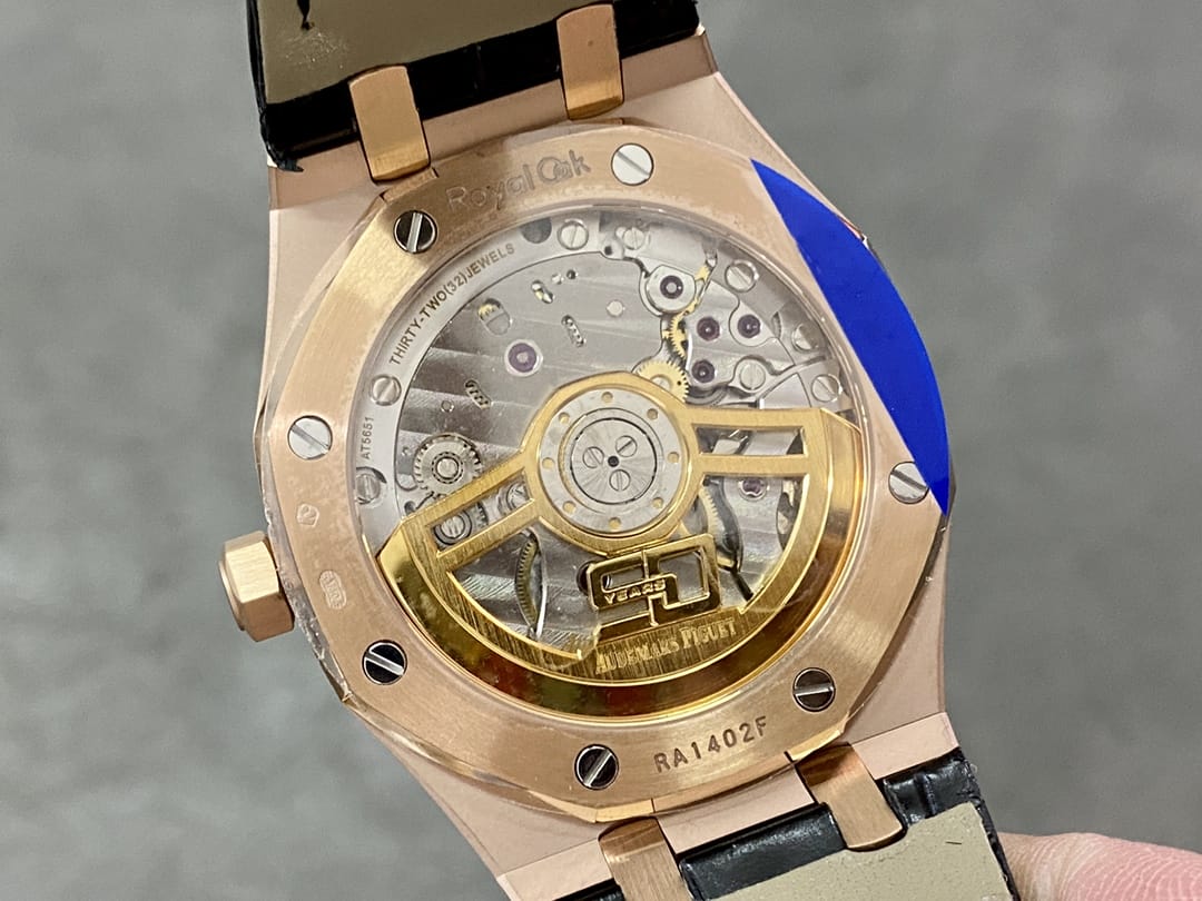 Audemars Piguet Replica AP Watch Royal Oak 41mm Rose Gold Black Dial 15510OR.OO.D002CR.02-APS - Imitation-watches