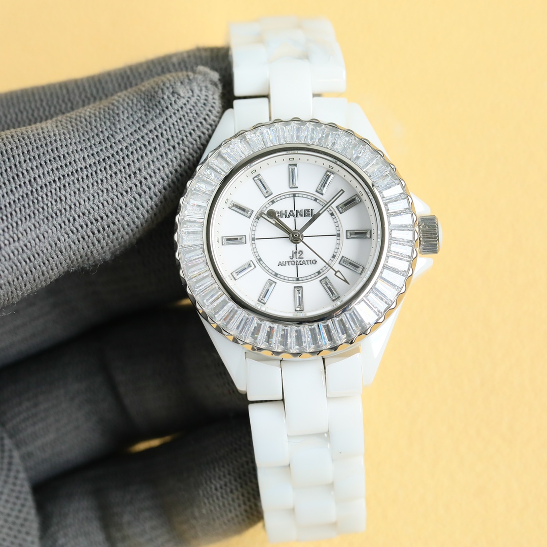 New Super Ceramic - Chanel J12 33mm watch! Goddess Welfare - White - Imitation-watches