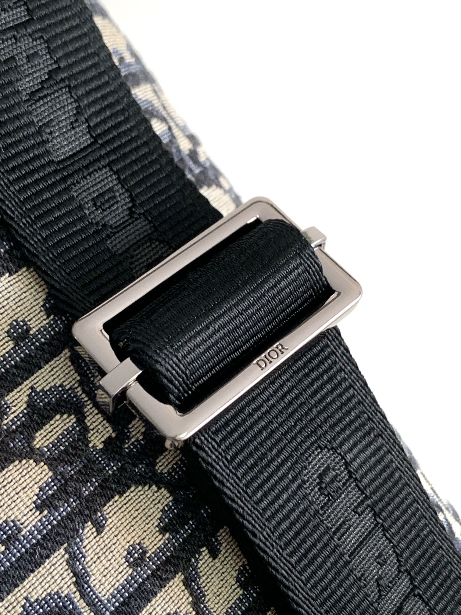 Dior 8 Belt Bag - Beige and Black Dior Oblique Jacquard - Replica Luxury Bags™