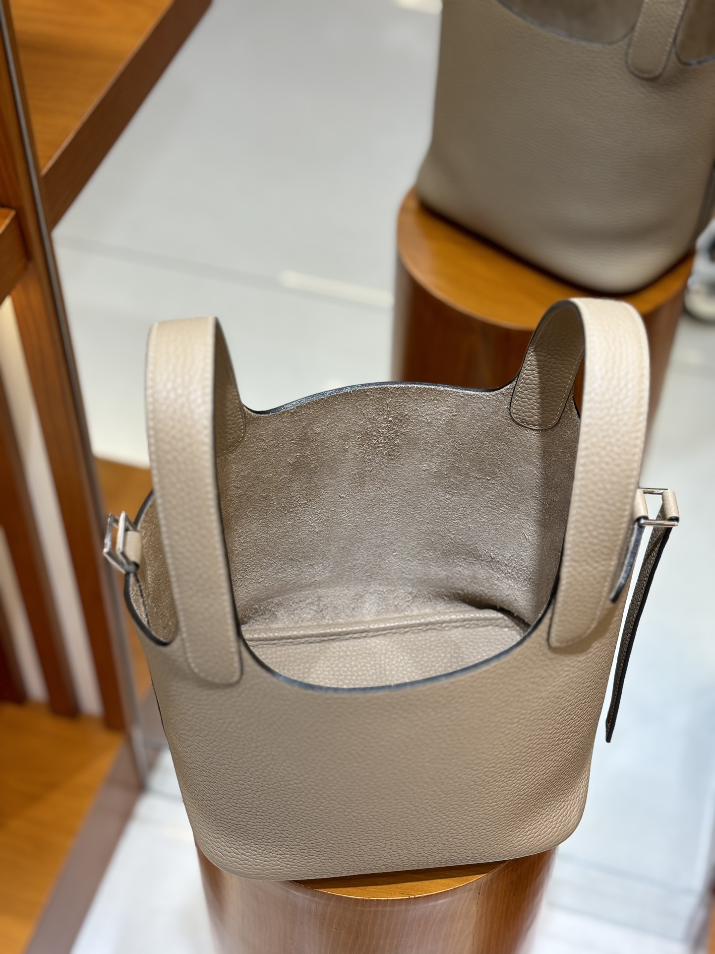 Hermes Picotin lock  18cm in Sand Silver Hardware - Replica Luxury Bags™